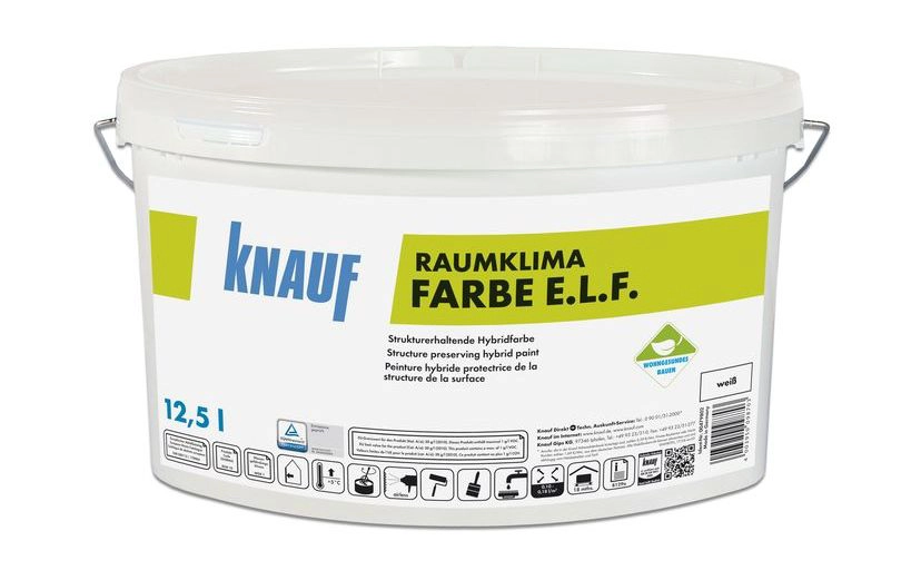 Knauf - Raumklima Farbe E.L.F. - Raumklima Farbe ELF 12,5l