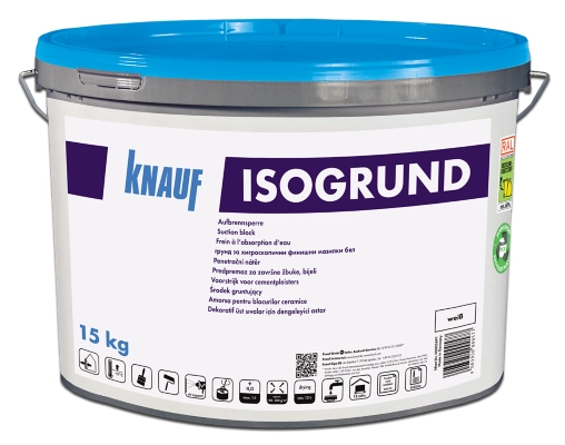 Knauf - Isogrund - Retusche Isogrund Weiß 15kg 10spr 350x210mm -DE GB FR BG CZ HR NL PL RO TR