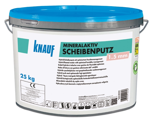 Knauf - MineralAktiv Scheibenputz 1.5