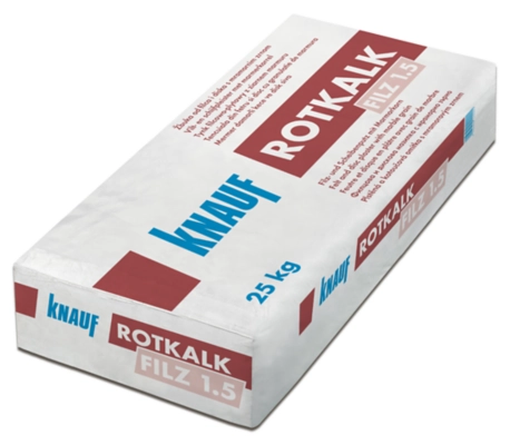 Knauf - Rotkalk Filz 1.5 - Rotkalk Filz15 25kg