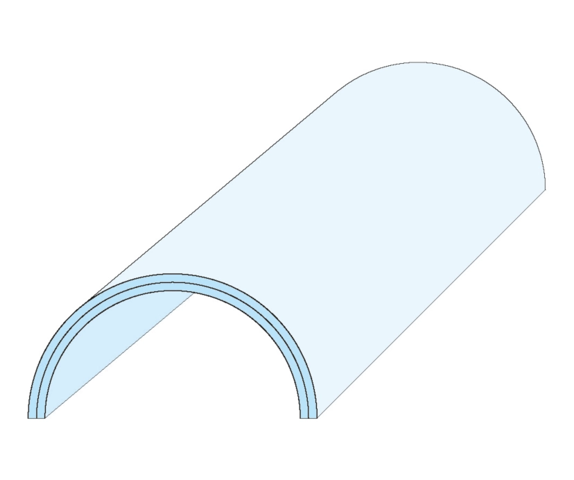 Knauf - Rundbogenelement 180° - Rundbogen 180Grad