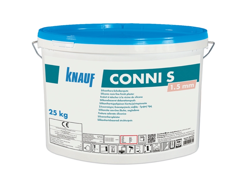 Knauf - Σιλικονούχος διακοσμητικός σοβάς Conni S - 432601 CONNI S 1 5 GR Brilliantweiss 25kg δοχ