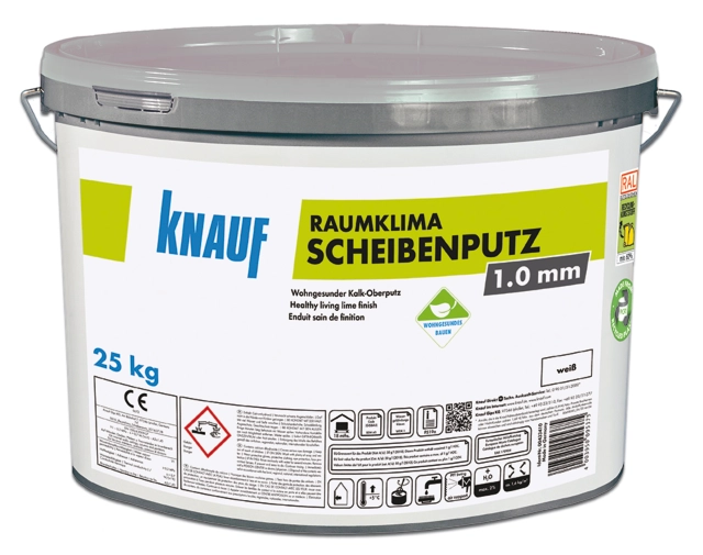 Knauf - Raumklima Scheibenputz 1.0