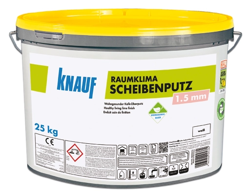 Knauf - Raumklima Scheibenputz 1.5 - Raumklima Scheibenputz 1.5mm 25kg
