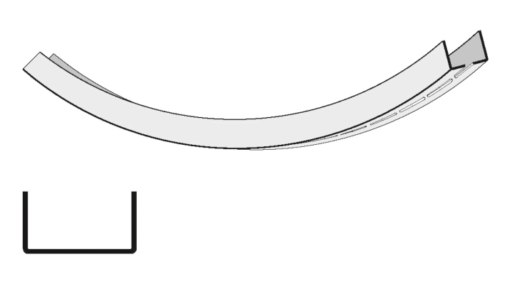 Knauf - UA-Profil konvex gebogen - UA-Profil Konvex