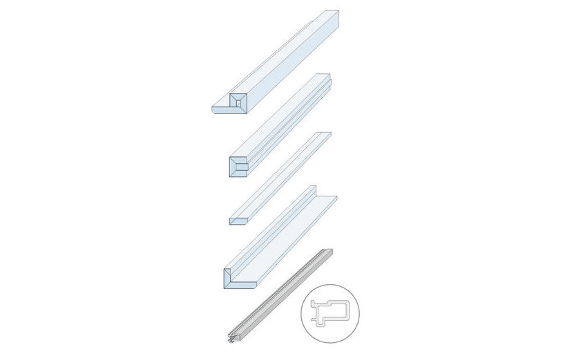 Knauf - Zargenlose Türlaibung Pocket Kit - Zargenlose Türlaibung füe Holzblatt