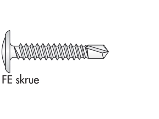 Knauf - Skruer, FE - FE skrue