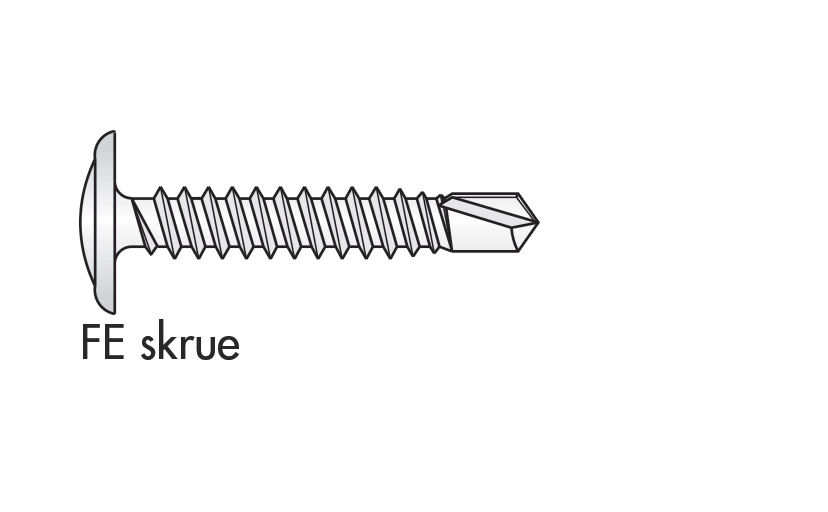 Knauf - Skruer, FE - FE skrue