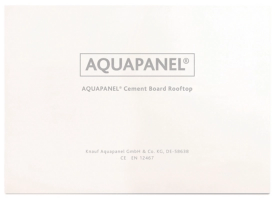 Knauf - AQUAPANEL® Cement Board Rooftop 12,5 - AQUAPANEL Cement Board Rooftop