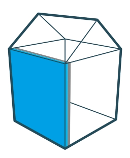 Knauf - LDS 0.02 UV FIXPLUS - Anwendungsbereich Kerndämmung Fassade Piktogramm Icon