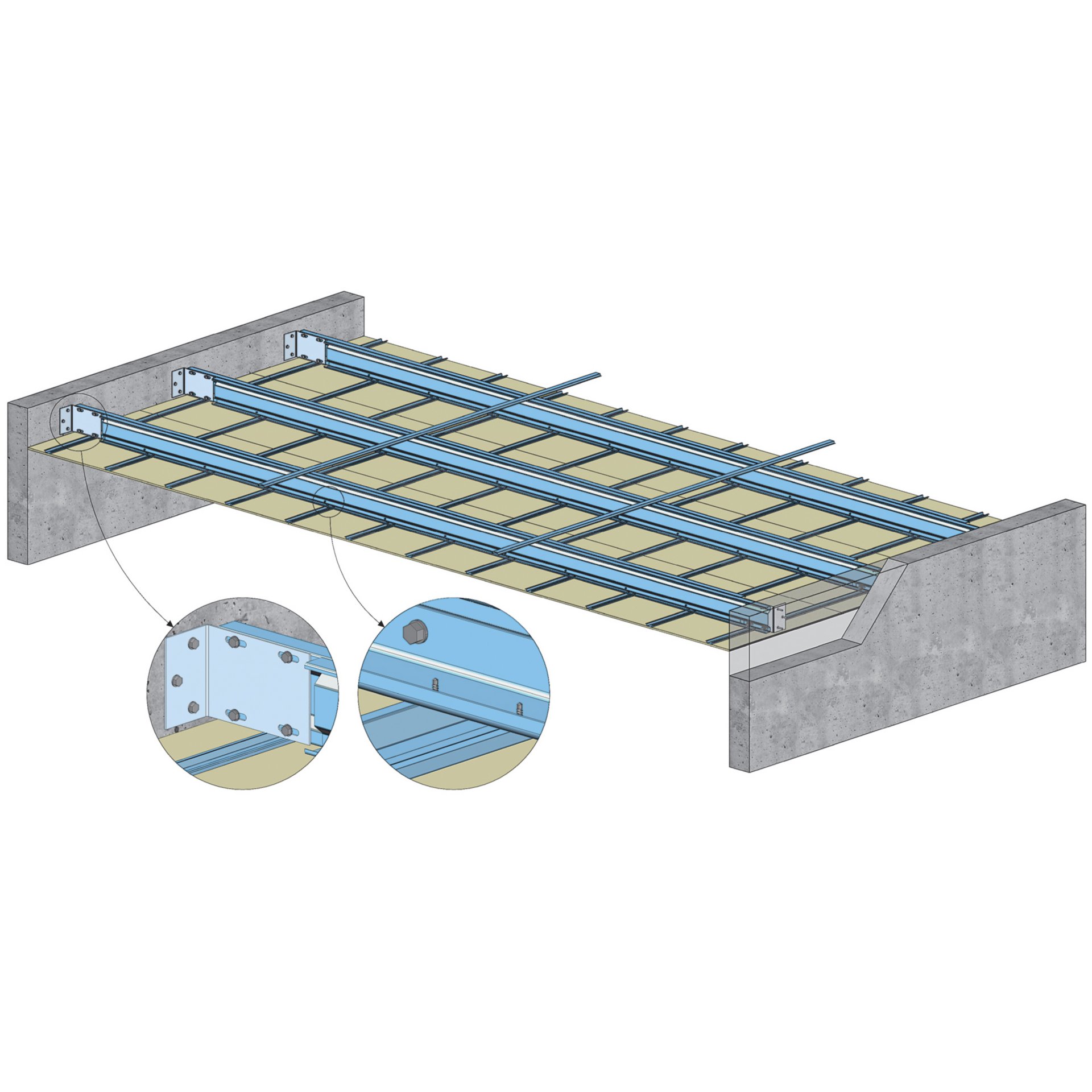 Plafond Autoportant 4m50