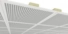Knauf - Tectopanel Perf. G1 12.5 mm maalaamaton akustiikkalevy seinään tai kattoon - Tectopanel Tangent Ceiling Rendering