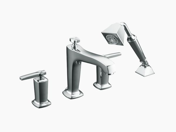 Kohler C931w 4 Margaux 2 Handle 4 Hole Deck Mount Bath Filler