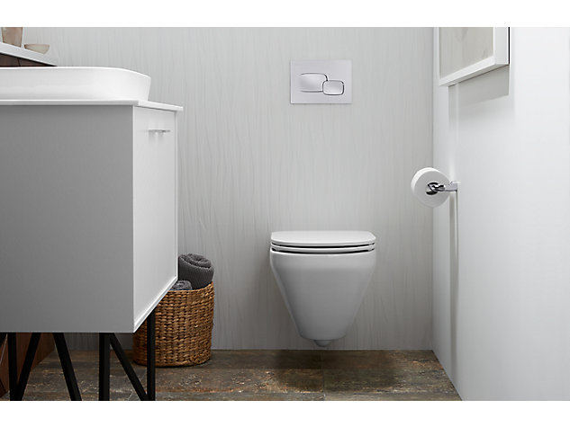 Kohler 77168in Uf Modernlife Slim Slow Close Quick Release Wall Hung Toilet Seat - Kohler Modern Life Wall Hung Pan