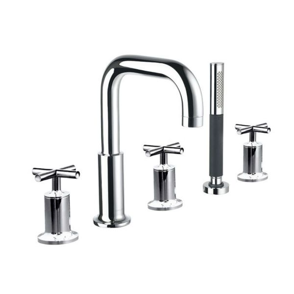 Kohler 14385b 3 Purist 3 Handle 5 Hole Deck Mount Bath Filler
