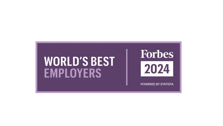 Forbes World's Best Employers 2024 logo.