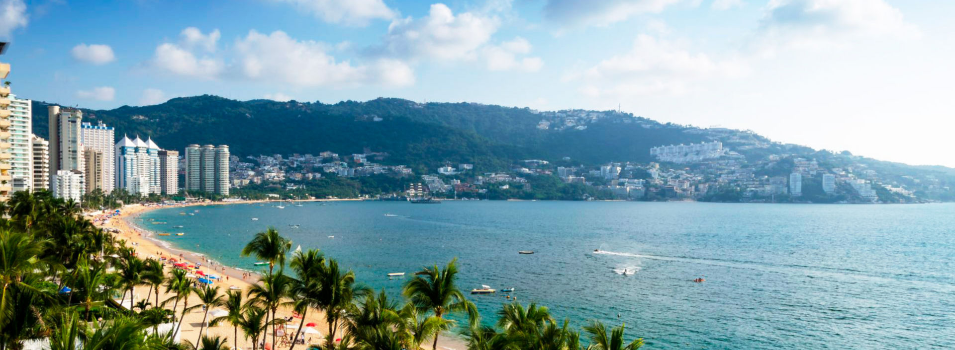 Vista panorámica de ciudad de Acapulco