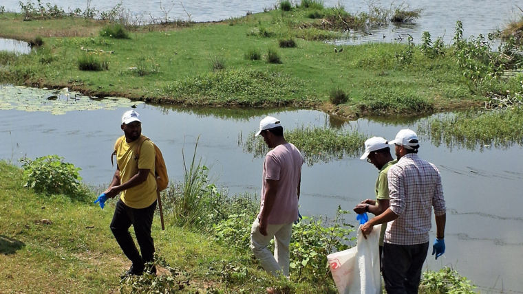 Beach-and-lake-clean-up-drives at KONE India