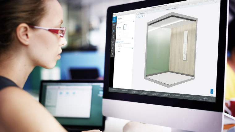 Uso de herramienta KONE Car Designer