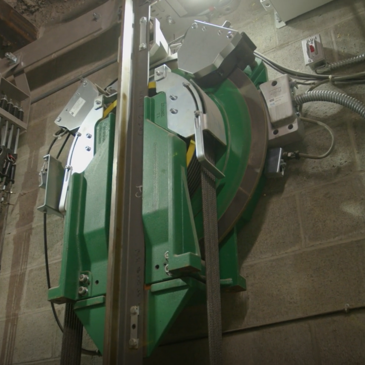 Hotel Marcel building KONE regenerative drive