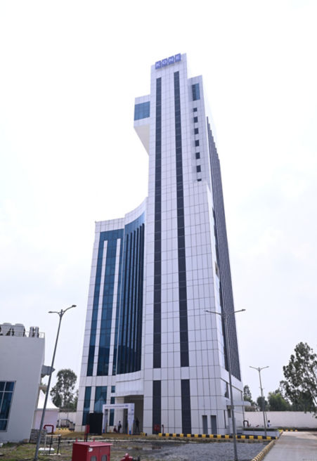 The KONE test tower in Chennai, India.