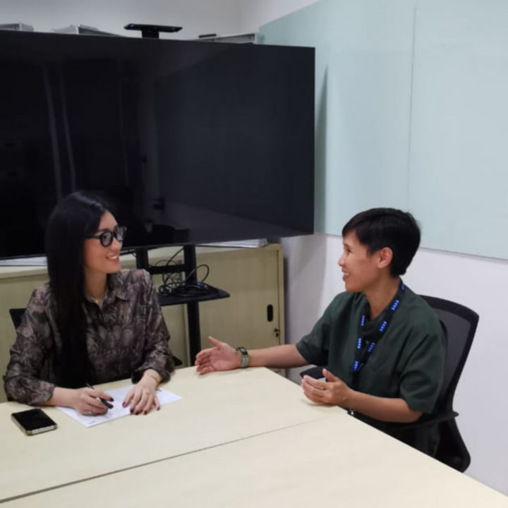 Sarah Tan and Laura Lintong