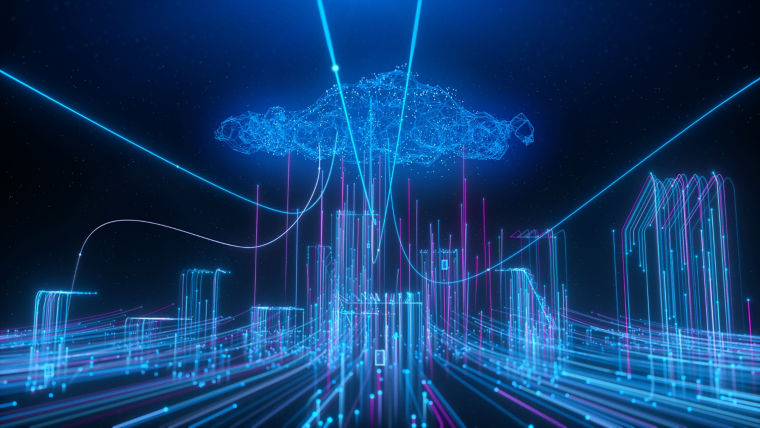 Ciudad conectada a la nube digital