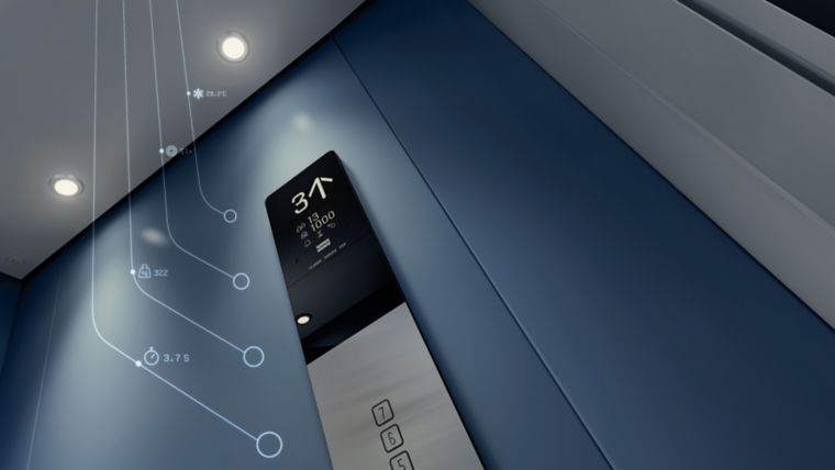 Elevador KONE con tecnología