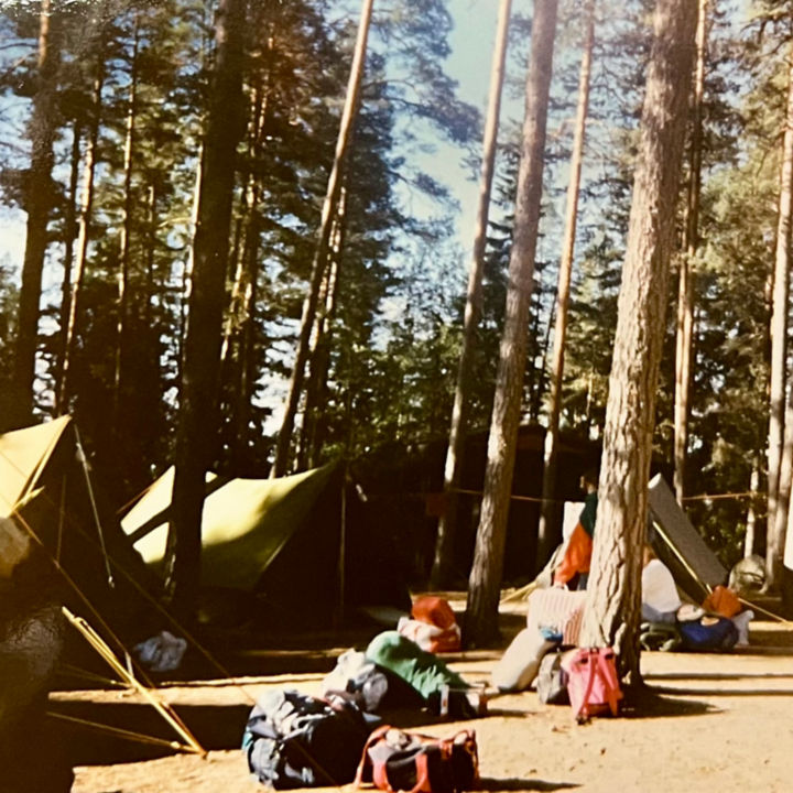 KONE Camp tents in the 1990's