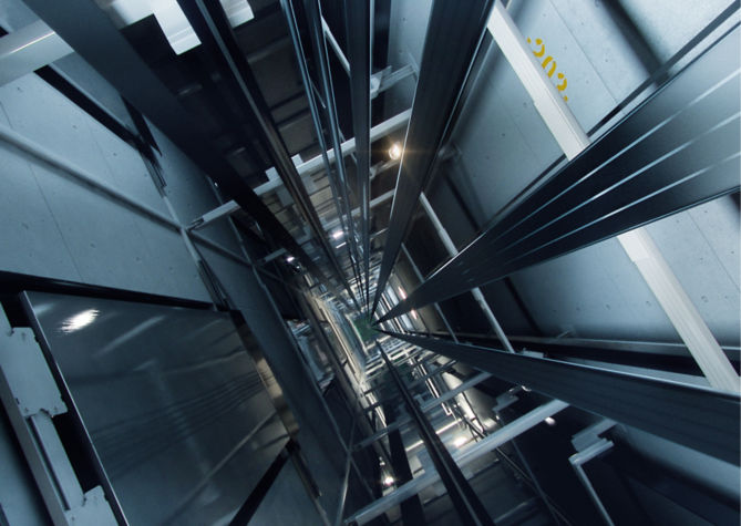 KONE-UltraRope-in-elevator-shaft-2:669x475