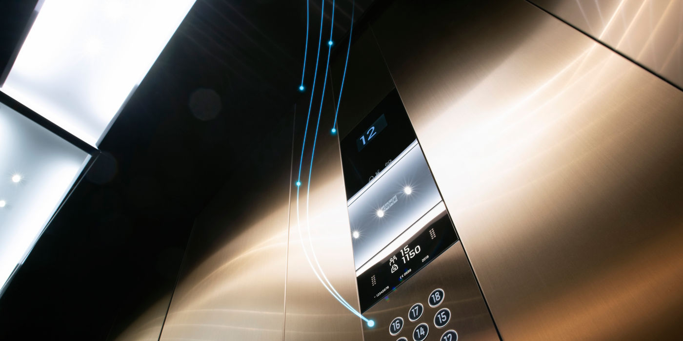 Elevador conectado a la nube