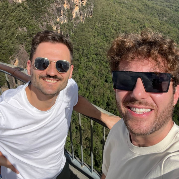 KONE's employee Sander Demare with his partner