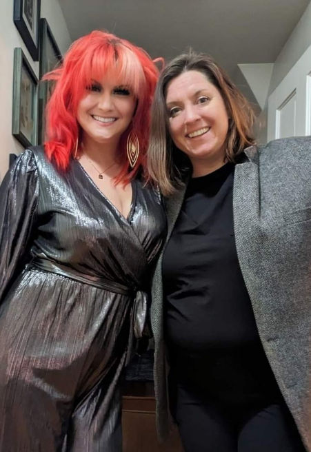 Stephanie Patrick with her partner