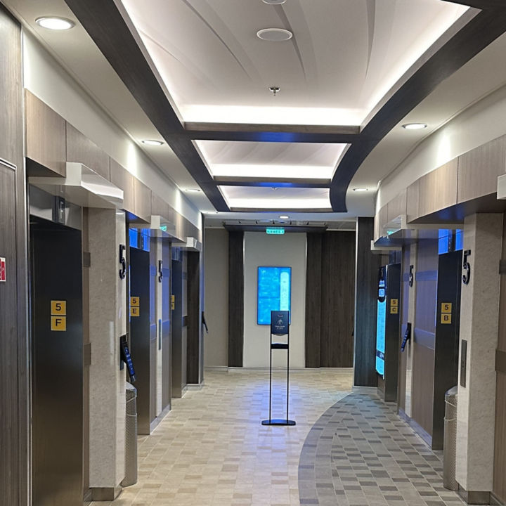 Utopia of the Seas elevator lobby