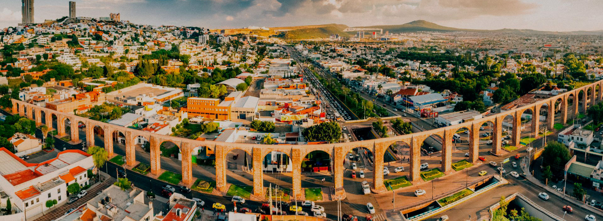 Vista panorámica de ciudad de Querétaro