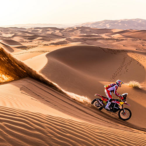 SECOND PLACE FOR SANDERS ON LEG ONE OF THE DAKAR RALLY MARATHON STAGE