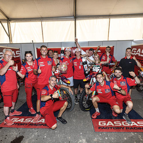 Double podium joy for the Red Bull GASGAS Factory Racing team