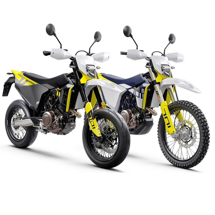701 Enduro and 701 Supermoto models available now