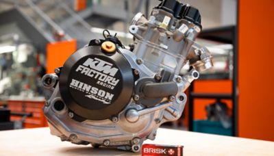 BRISK continues to add the spark to KTM Factory Racing for 2023 | KTM