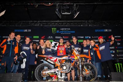 COOPER WEBB CLINCHES KTM’S FIFTH AMA SUPERCROSS 450SX CHAMPIONSHIP