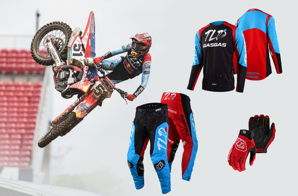 CHECK THIS OUT! IT'S THE ALL-NEW GASGAS/TROY LEE DESIGNS PRO SUPERCROSS  COLLECTION