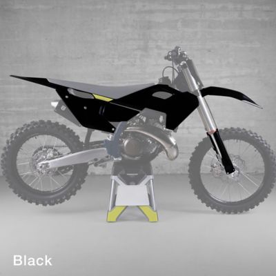 Kit Complet Carénage UFO Plast En Jaune Fluor Pour Husqvarna FE 450 (2017-2019) | Protection Et Style - 8