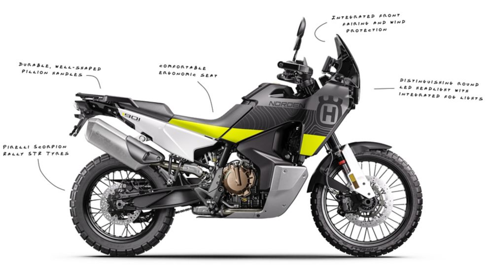 New husqvarna adventure bike sales