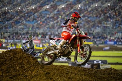 Justin Barcia finishes sixth in Chicagoland SuperMotocross