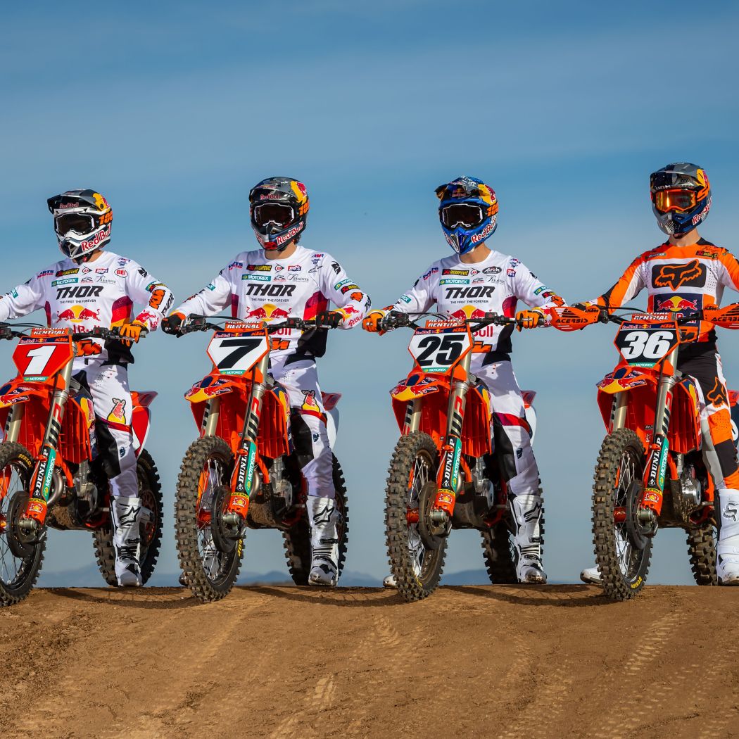 Four-rider Red Bull KTM Factory Racing line-up set for 2023 Pro Motocross  season - MX Vice