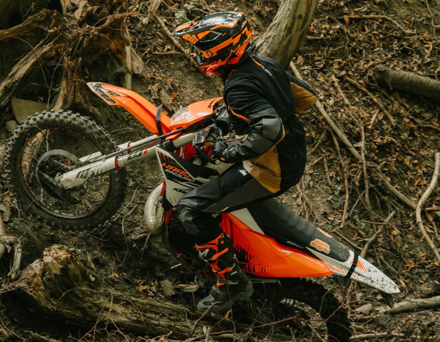 D1RT Dirt Damper on KTM enduro