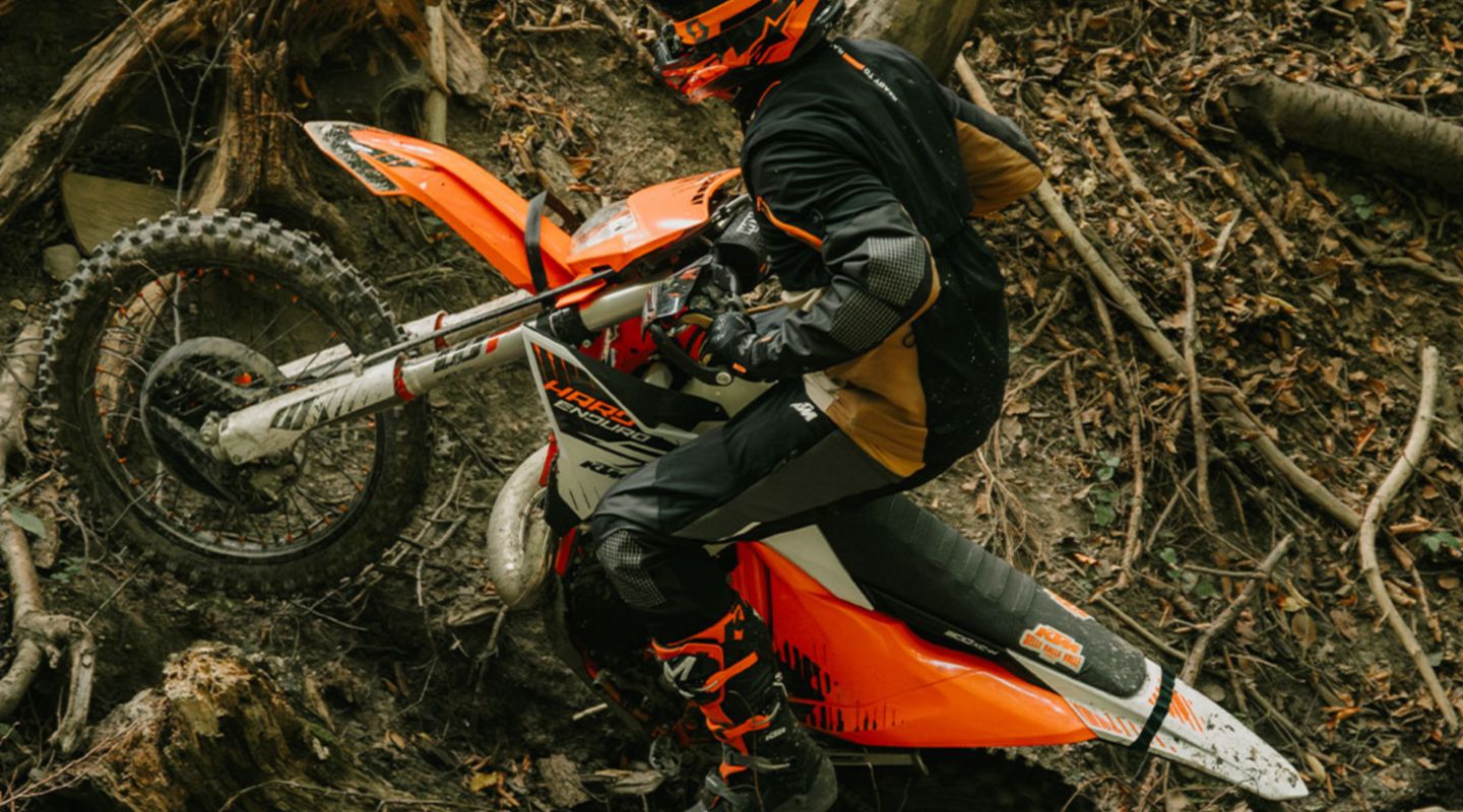 KTM enduro action