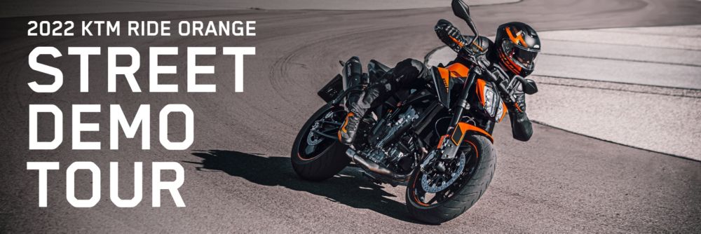 Duke 2023 Calendar Ride Orange Demo Tour 2022