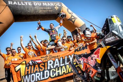 MATTHIAS WALKNER CLINCHES KTM’S THIRD CONSECUTIVE FIM CROSS-COUNTRY RALLIES WORLD CHAMPIONSHIP