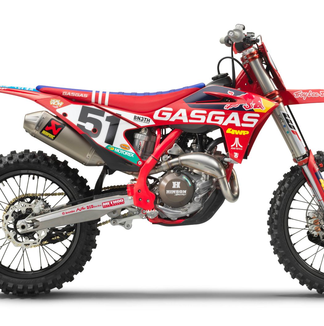 CHECK THIS OUT! IT'S THE ALL-NEW GASGAS/TROY LEE DESIGNS PRO